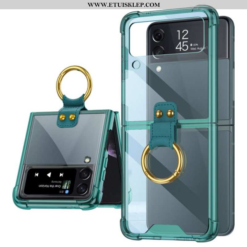 Etui do Samsung Galaxy Z Flip 4 Etui Folio Barwione Pierścieniem Gkk